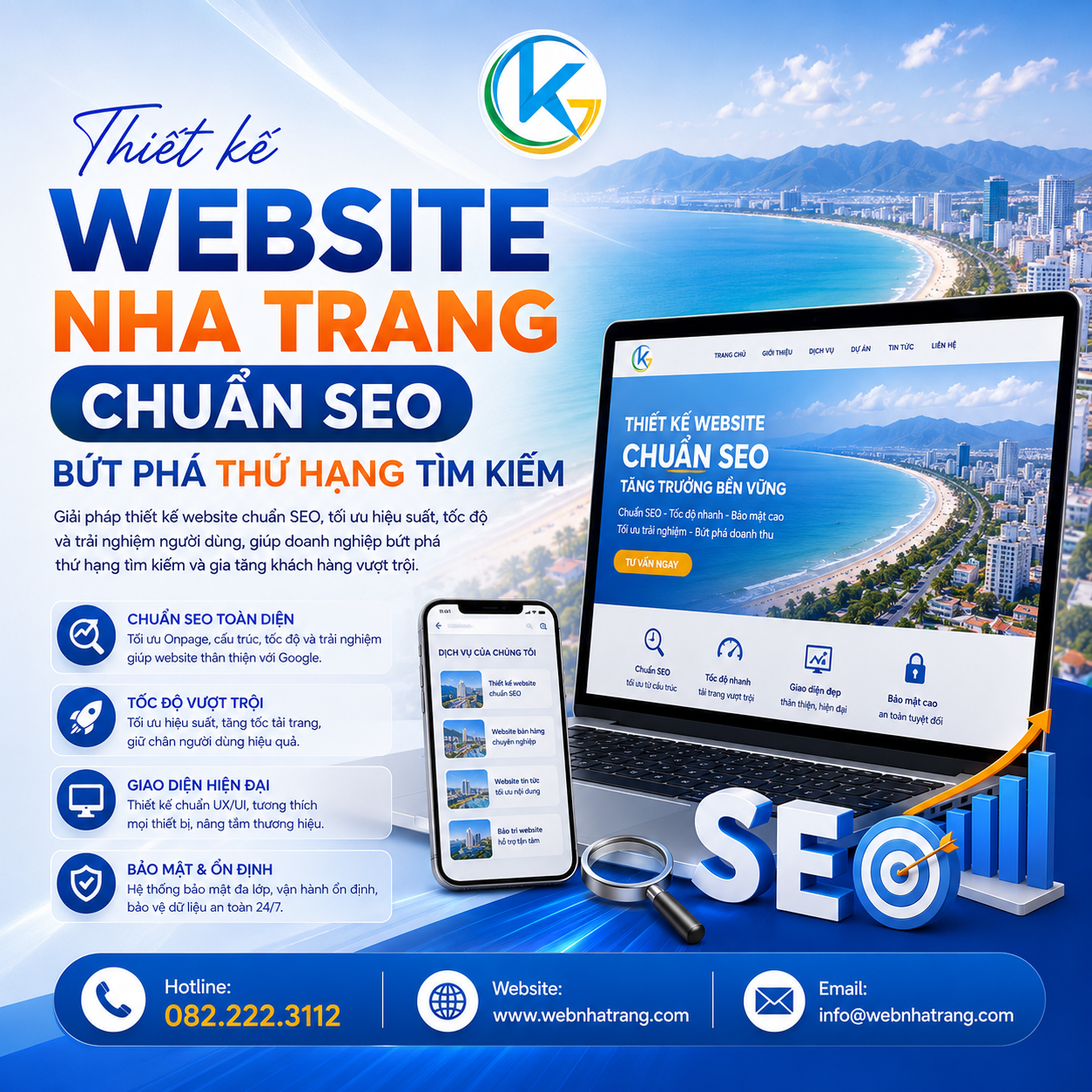 Thiết Kế Website Chuẩn SEO Bứt Phá Thứ Hạng Tìm Kiếm Google 2026