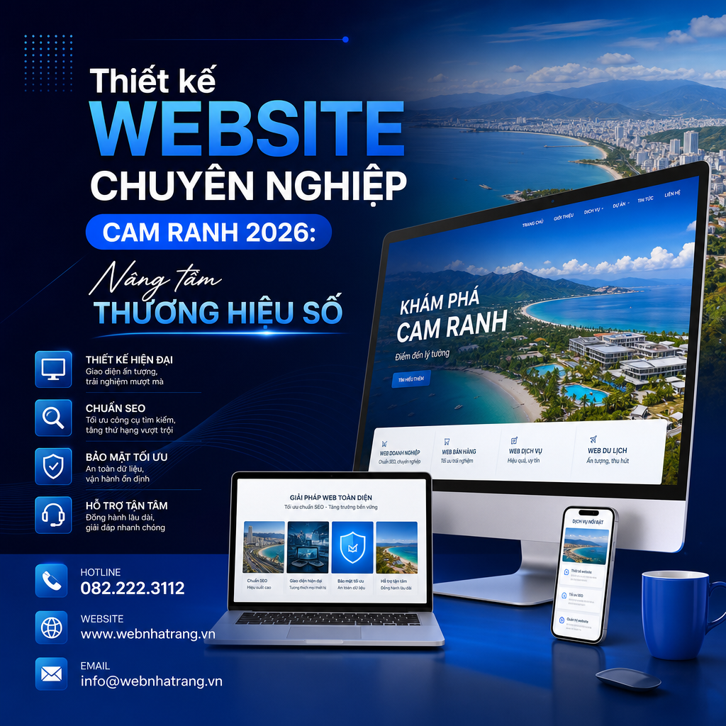 Thiết Kế Website Chuyên Nghiệp 2026: Nâng Tầm Thương Hiệu Số