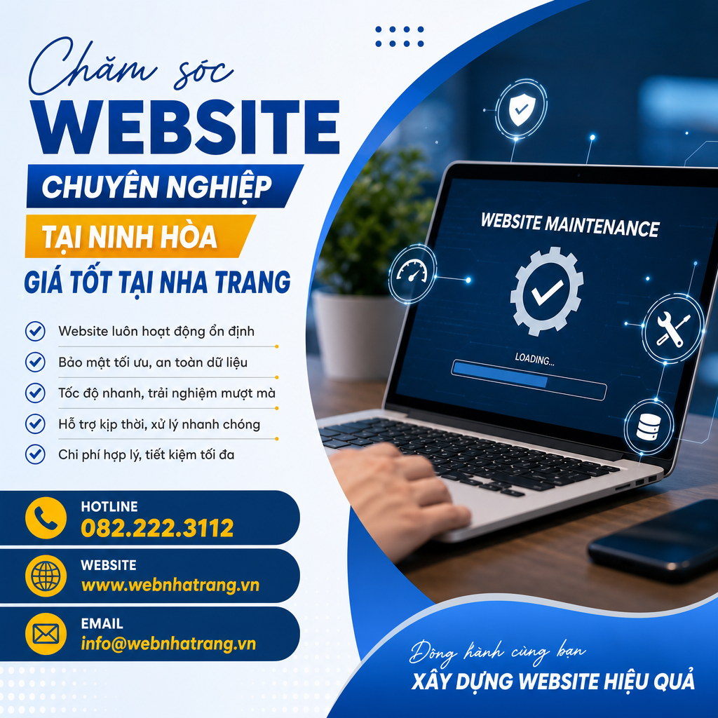 Gói Chăm Sóc & Bảo Trì Website Định Kỳ Tránh Lỗi Kỹ Thuật
