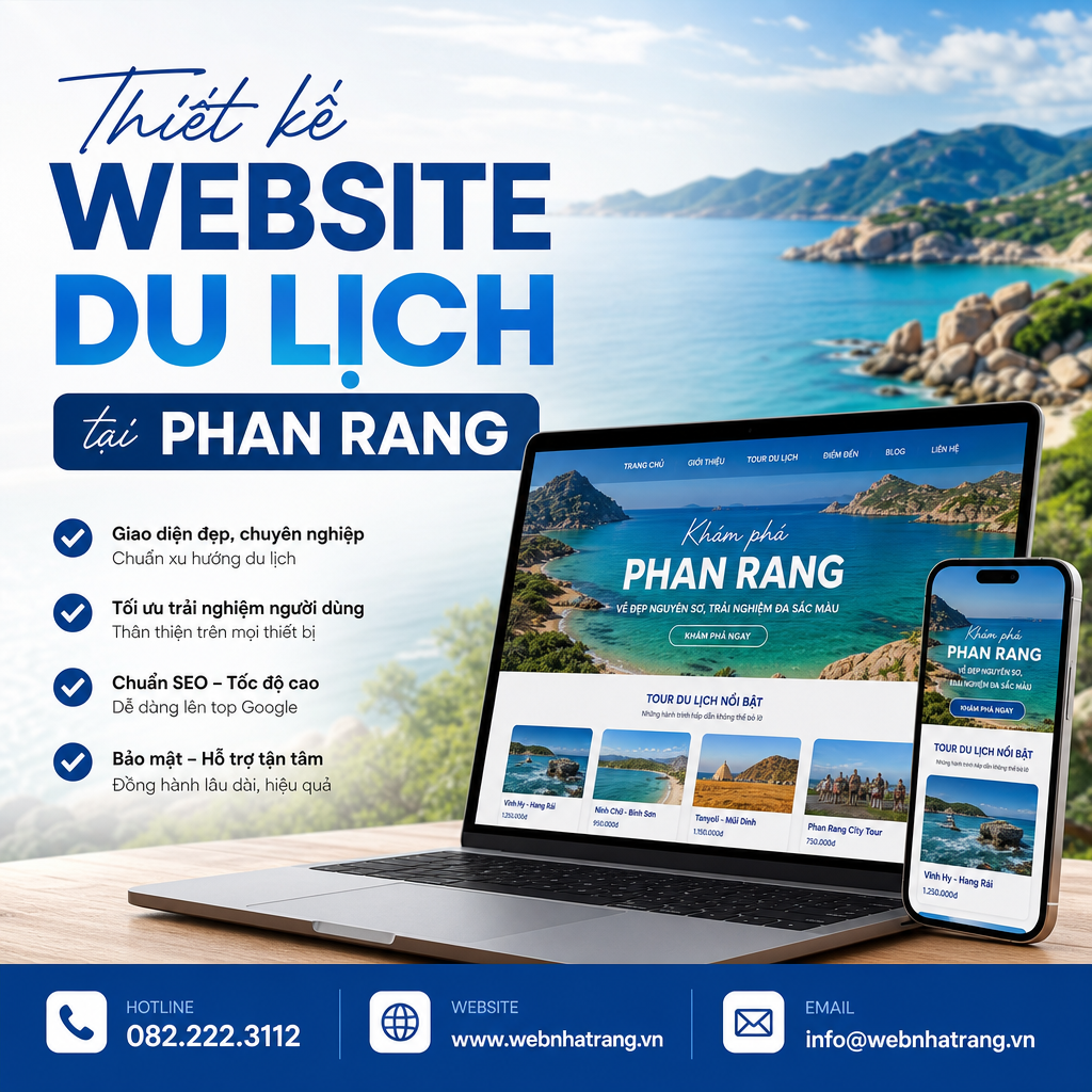 Mẫu Website Du Lịch Đẹp Mắt Chuẩn SEO Tăng Tỷ Lệ Đặt Tour