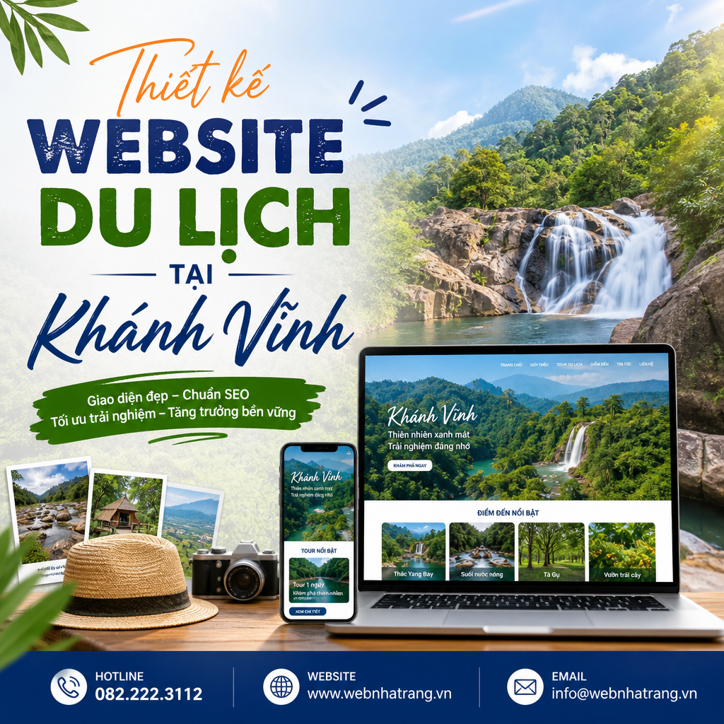 Thiết Kế Website Du Lịch Sinh Thái Rừng Núi & Nghỉ Dưỡng