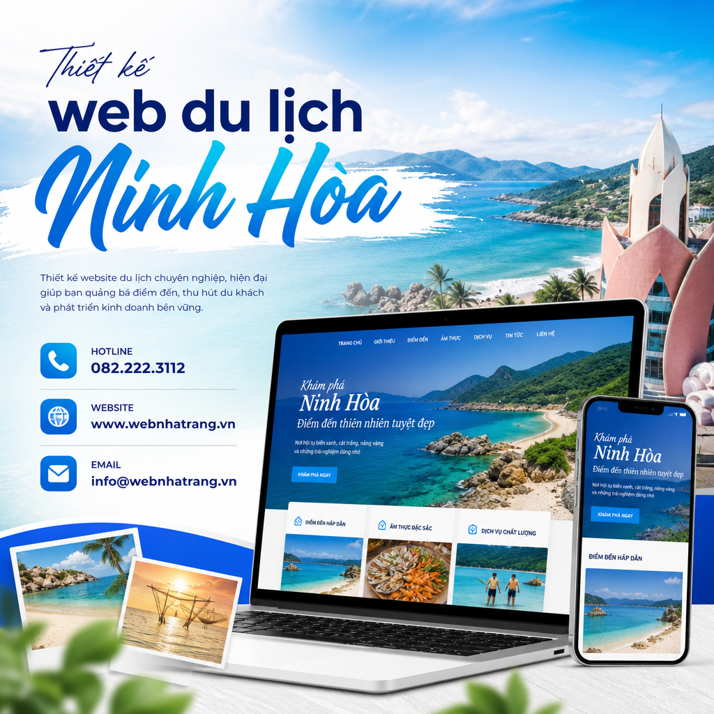 Thiết Kế Website Du Lịch Văn Hóa & Nghỉ Dưỡng Chuyên Nghiệp